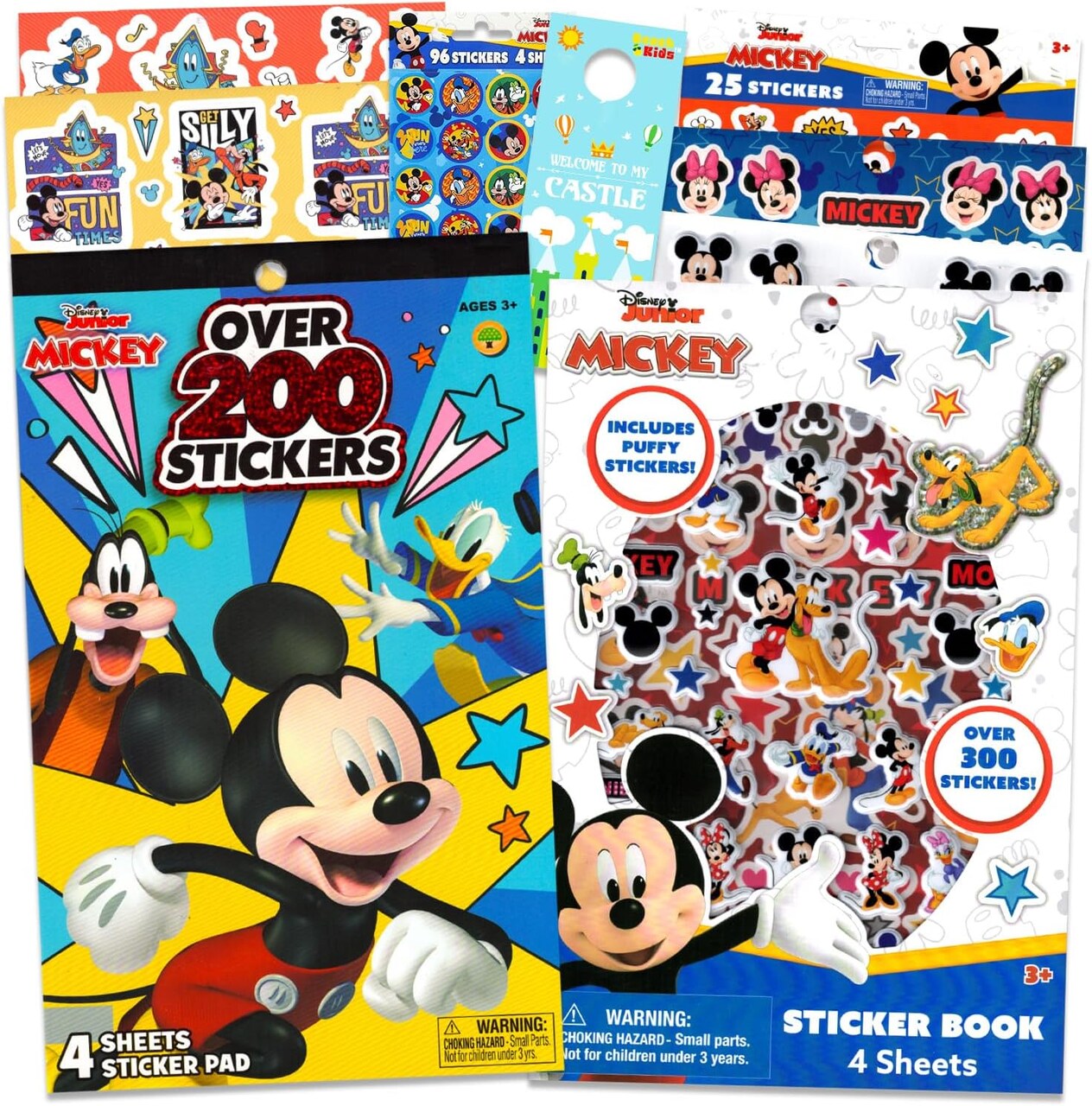 Mickey Stickers Bulk Bundle Includes Over 550+ Mickey Mouse Stickers